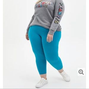 Torrid Size 0 Premium Leggings CropLength Teal